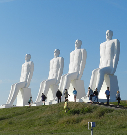 Heiraten in D&auml;nemark Mann am Meer